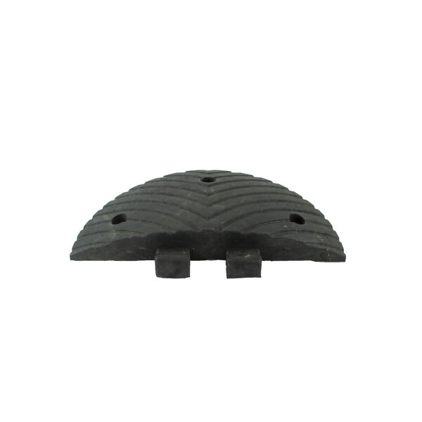  Traffic speed bump 'SLOWLY' 6 cm black end element