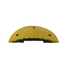 Traffic speed bump 'SLOWLY' 6 cm yellow end element