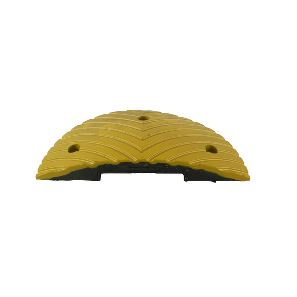  Traffic speed bump 'SLOWLY' 6 cm yellow end element