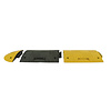 Traffic speed bump 'SLOWLY' 5 cm yellow end element