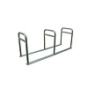 Bicycle rack with 3 loops and crossbar - 2000 x 600 x 800 mm
