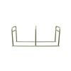 Bicycle rack with 3 loops and crossbar - 2000 x 600 x 800 mm