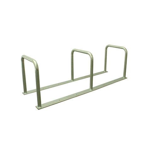 Bicycle rack with 3 loops