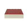 Modular traffic island red center element