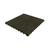 Rubber safety- and playground tile - 100 x 100 x 7.5 cm