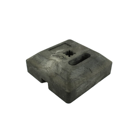 Pied de balise Minibloc - 15 kg - 40 x 40