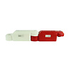 Lane separator VB chain - 165 x 600 mm with reflector - white
