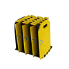 Portable temporary speed bump " Easyroll"