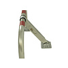 Parking bracket 'Stopblock' with cylinder lock + triangualar keys