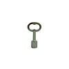Parking bracket 'Stopblock' with cylinder lock + triangualar keys