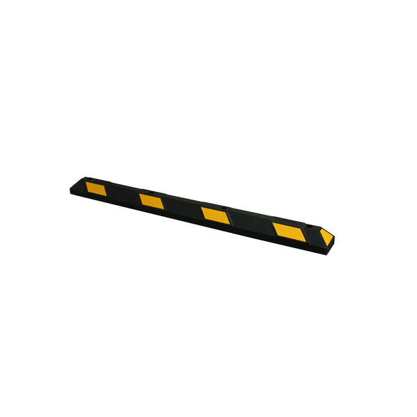  Park-aid butoir de parking 180 cm - jaune/noir - caoutchouc