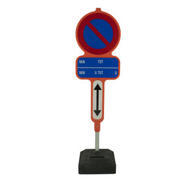  Balise anti-stationnement E1 - néerlandais - double flèche