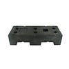 Construction fence base in recycled PVC - 22 kg -  (HERAS)