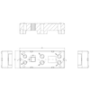Construction fence base in recycled PVC - 22 kg -  (HERAS)