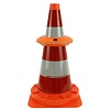 Set de 6 LED cone lights 360° synchronisable bleu