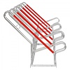 Bicycle rack CITY-HYBRID - single-sided - 6 bikes
