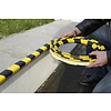 Protection d'angle en mousse 30x30 x 5000 x 8 mm - jaune/noir