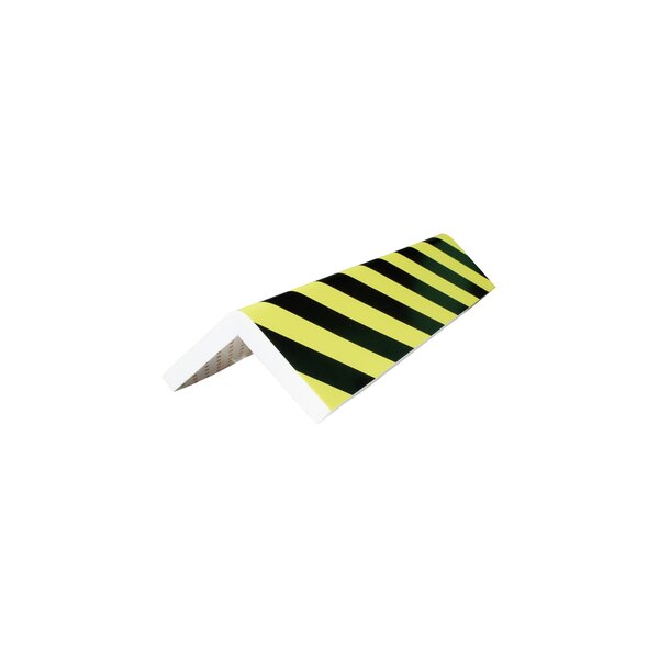  Protection d'angle en mousse 7,5x7,5 x 400 x 1,5 mm - jaune/noir
