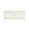 Werfhek Euro Barrier - wit-rood - 1100 x 2100 mm