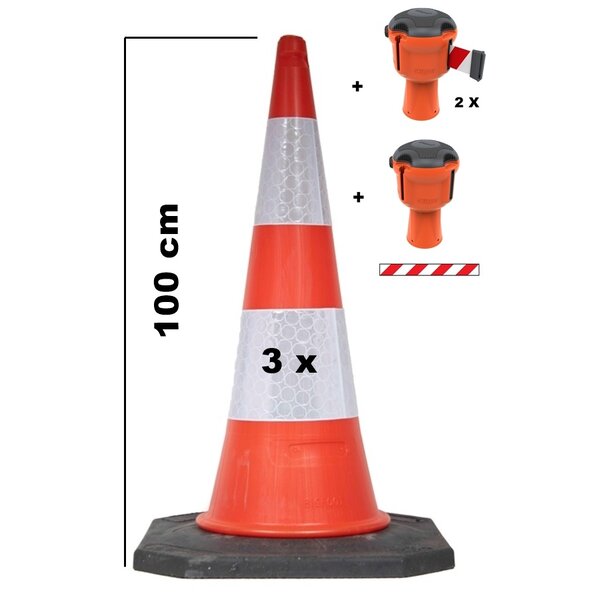  Skipper big set riemkegels - 18 meter - crowd control
