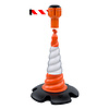 Skipper cone set 81 m² - caution do not enter - with Skipper cones and -belt units