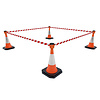 Skipper budget cone set 81 m² - caution do not enter - with PU cones and Skipper belt units