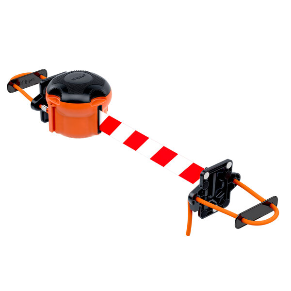 Skipper stellingbouw kit - 9 meter - rood/wit - met vlakke Skipper touwklemmen