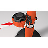 Skipper stellingbouw kit - 9 meter - rood/wit - met vlakke Skipper touwklemmen