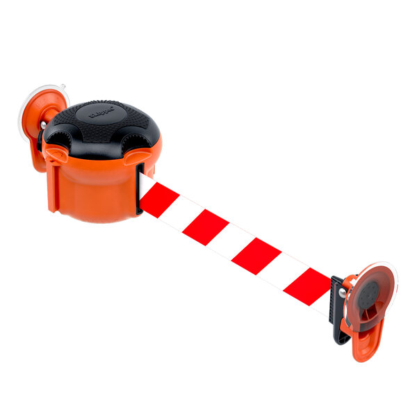  Skipper kit ramen - 9 meter - rood/wit - met Skipper zuignappen en XS afzetlinthouder