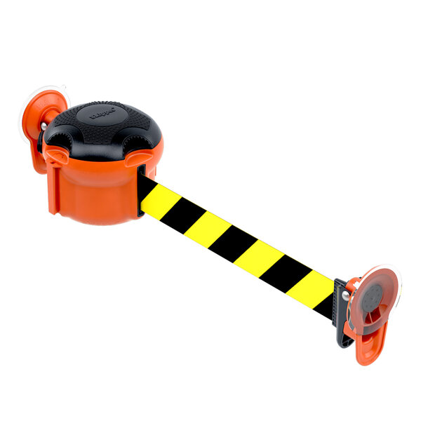  Skipper window kit - 9 metres - yellow/black - with Skipper suction pads and XS barrier belt unit