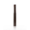Bollard recycled PVC - brown + 2 reflective strips - removeable