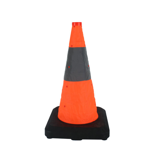  Cône de signalisation pliable lesté 50 cm avec LED intégrée