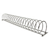 Bicycle stand spiral 'Velostand' - stainless steel