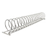 Bicycle stand spiral 'Velostand' - stainless steel