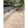 Bicycle stand spiral 'Velostand' - stainless steel