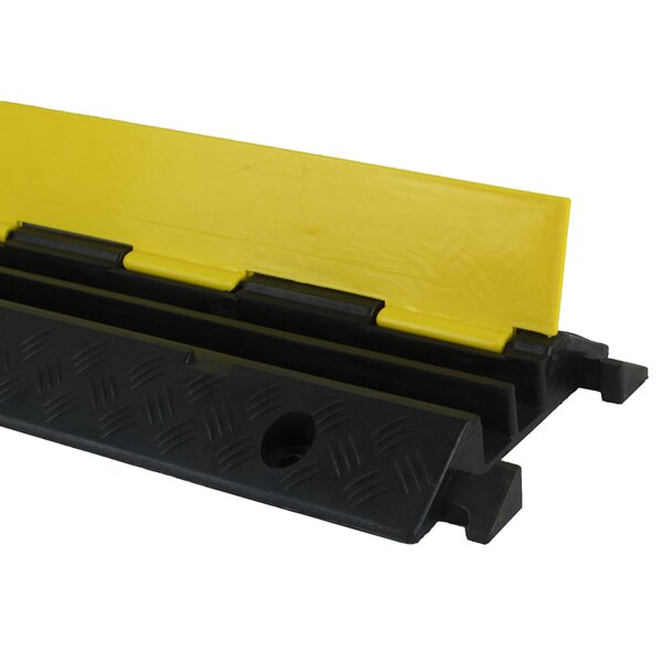  Cable protector DELUXE - 2 channels with handle