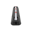 Retractable post in robber base - red-white with triangular lock