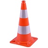 Cône de signalisation 75 cm PVC - très flexible + Classe 2