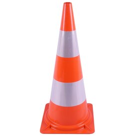  Traffic cone 75 cm PVC - highly flexible + Class 2