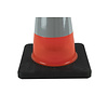 Verkeerskegel 30 cm PU -  met zwarte voet + Klasse 2