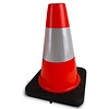 Cône de signalisation 30 cm PU - avec socle lesté + Classe 2