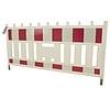 Construction barrier Euro 2 Barrier - red-white - 1110 x 2150 mm + RA1 - Class 1