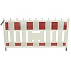 Barrière de chantier Euro 2 Barrier rouge-blanc - 1110 x 2150 mm + RA2 - Classe 2