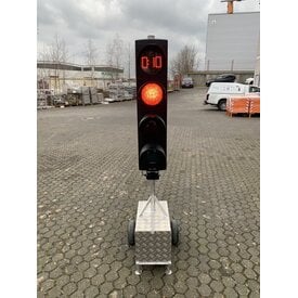  Tijdelijk verkeerslicht Berghaus MPB 1400 met aftelklok (incl. Recupel)