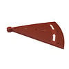 Giratoire en cautouc vulcanisé rouge Ø 300 x 10 cm