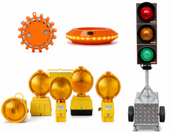 Lampes de chantier - lampes flash - lampes défilantes