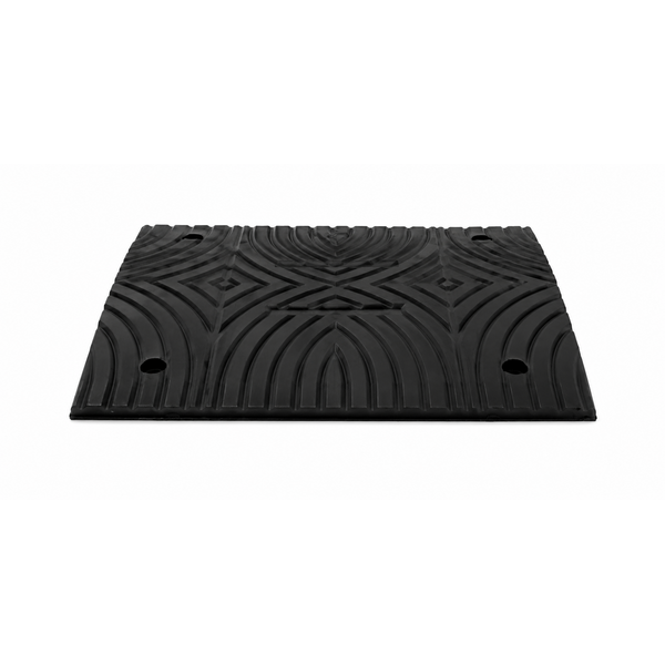  Traffic speed bump 'SLOWLY' 3 cm black center element
