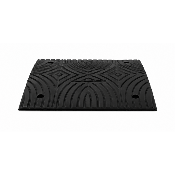  Verkeersdrempel 'SLOWLY' 3 cm zwart middenstuk