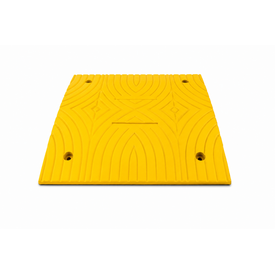  Traffic speed bump 'SLOWLY' 3 cm yellow center element