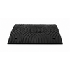 Verkeersdrempel 'SLOWLY' 3 cm zwart eindstuk